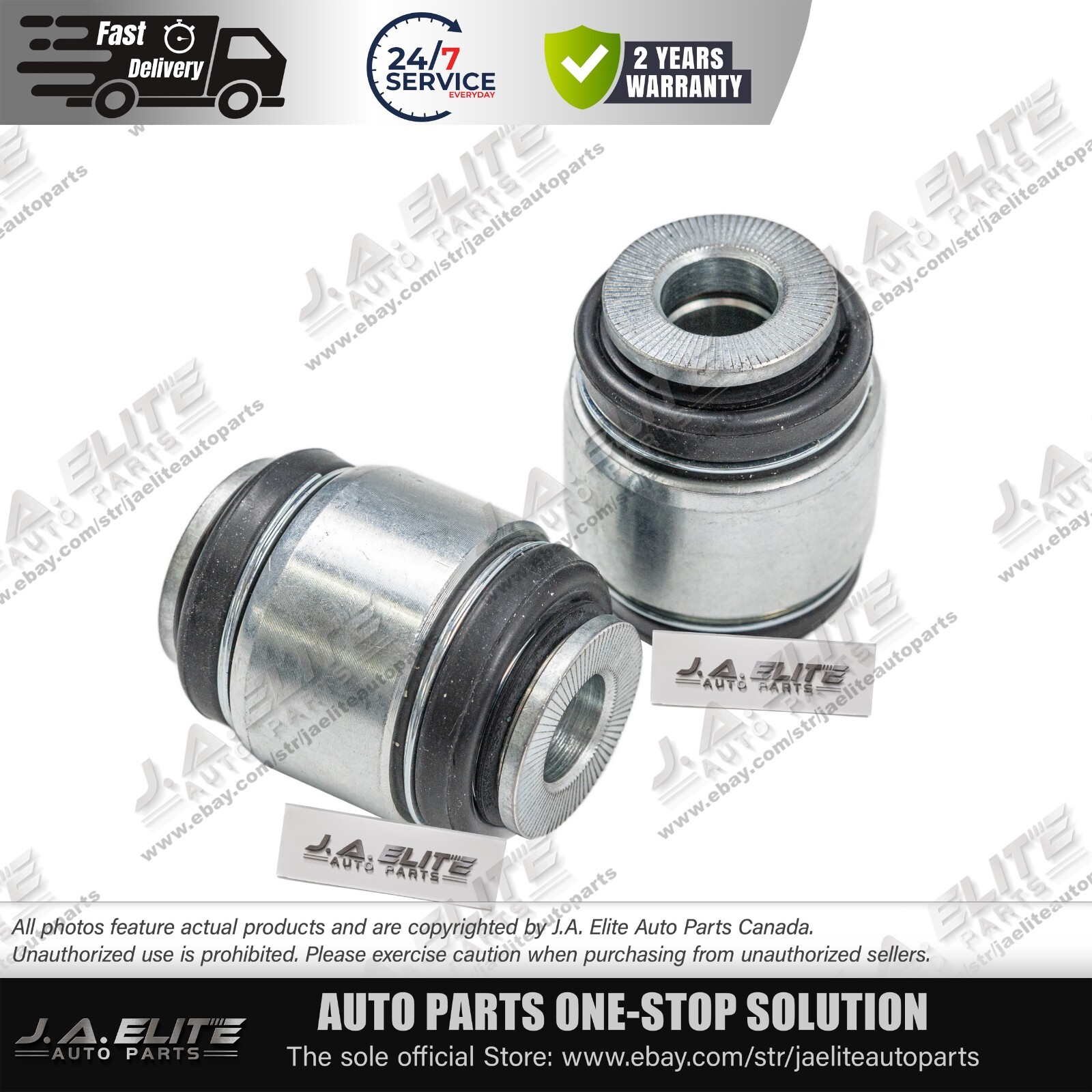 2pcs Rear Side Lower Control Arm Small Bushing 🚀 Maserati Levante, 670106331/4