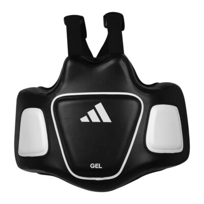 Adidas Boxen Bauch Pad Gel Körperschutz Schutz Brust Trainer Rüstung MMA