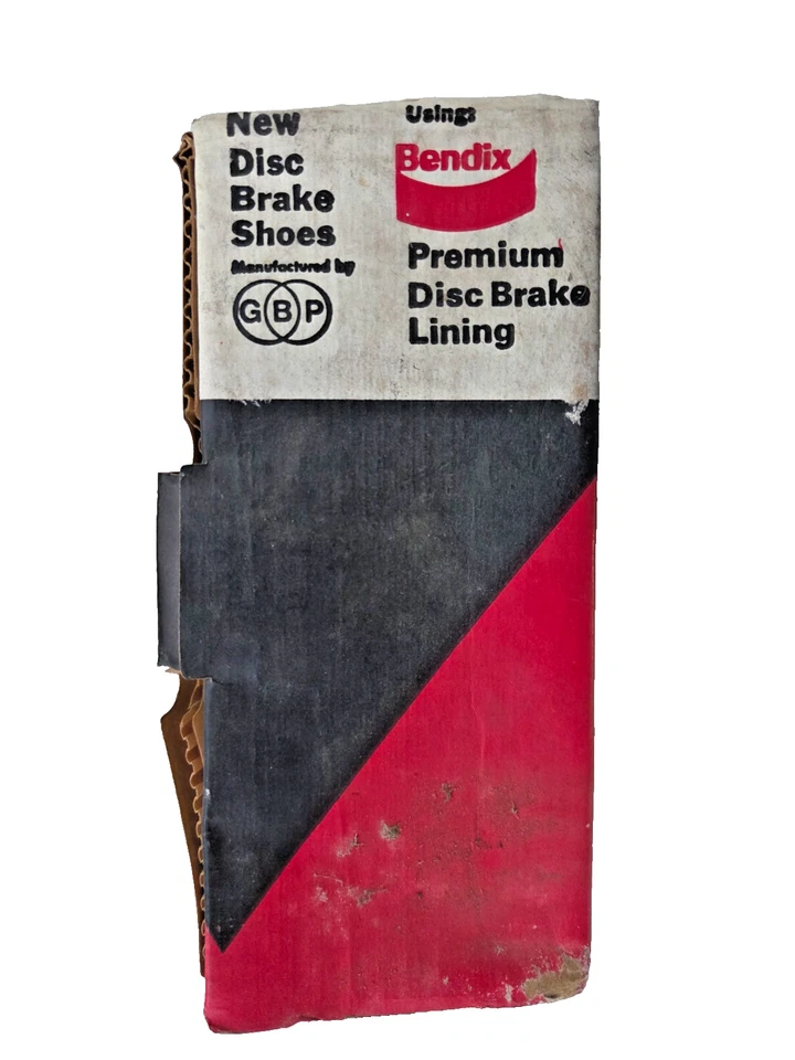 Pastillas de freno de disco Buick Skylark GS Gran Sport 1967 1968 forro remachado Bendix 762R Foto 2 de 4
