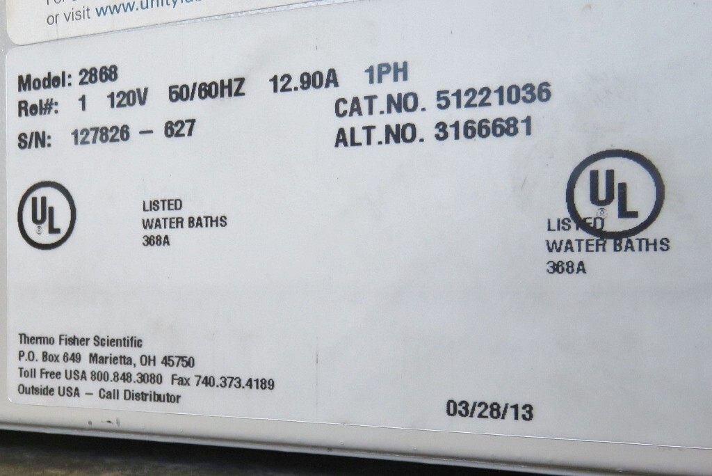 Thermo Precision Water Bath 2868 with Warranty SEE VIDEO