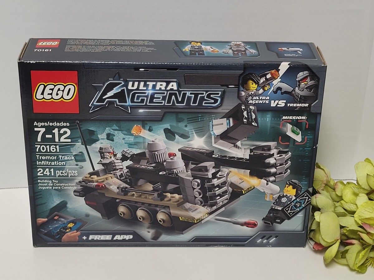 LEGO Ultra Agents 70161 Tremor Track Infiltration NEW Tank Treads