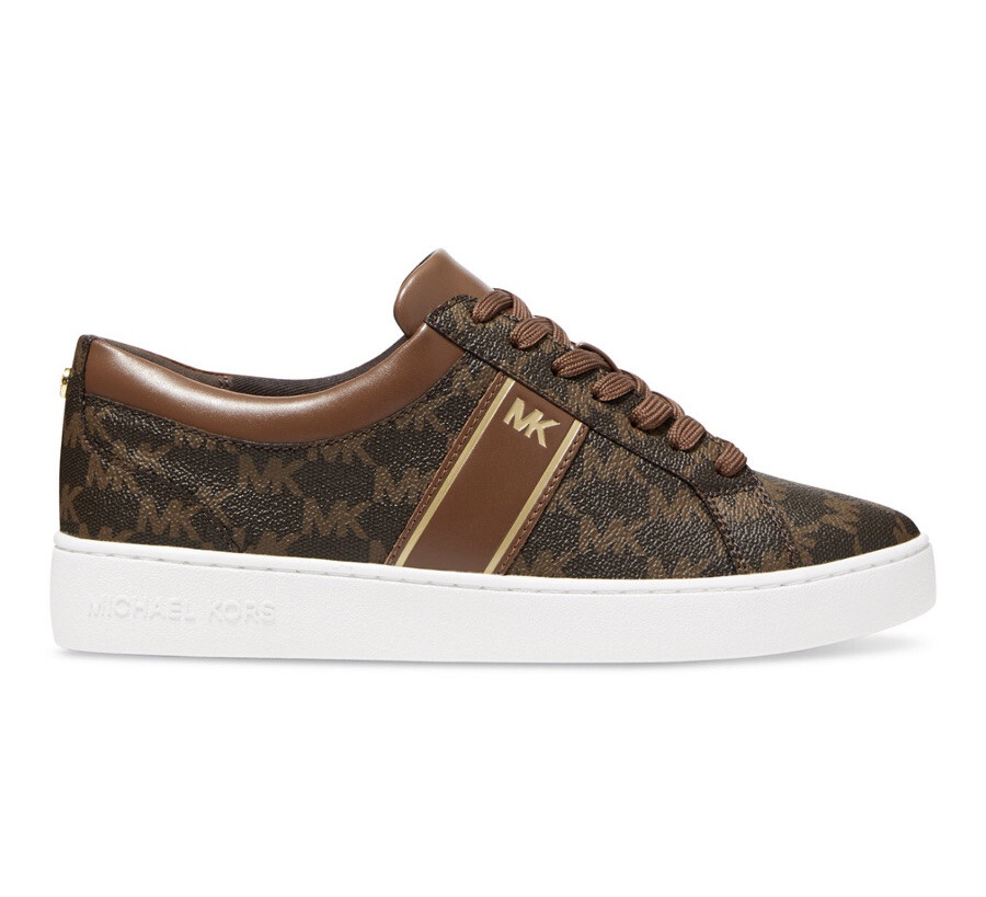 New With Box Michael Kors Women's Juno Stripe Lace Up