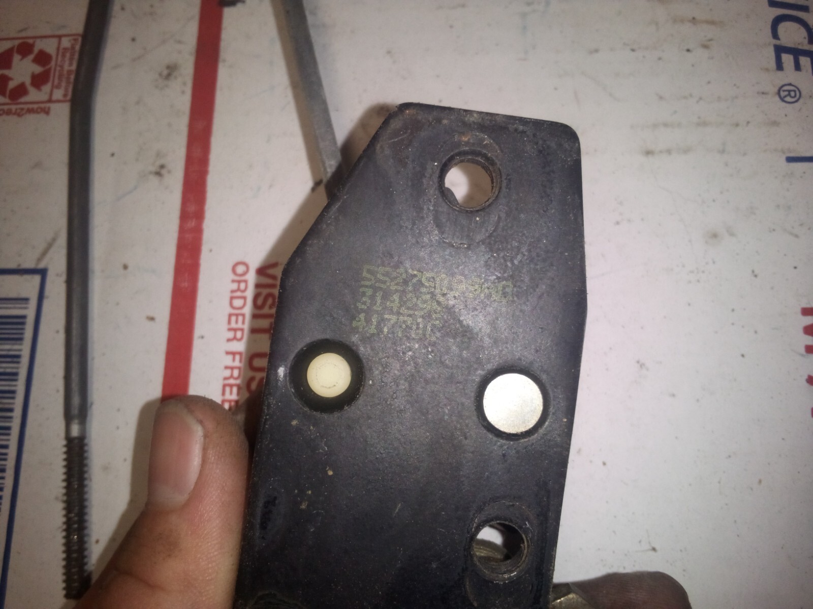 98 99 00 01 Dodge Ram QUAD CAB rear back Door LATCH ROD LOCK HANDLE