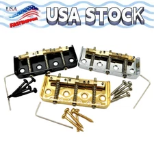 For Telecaster Tele Guitar 1/2 short Bridge with Compensated Brass 3-Saddles