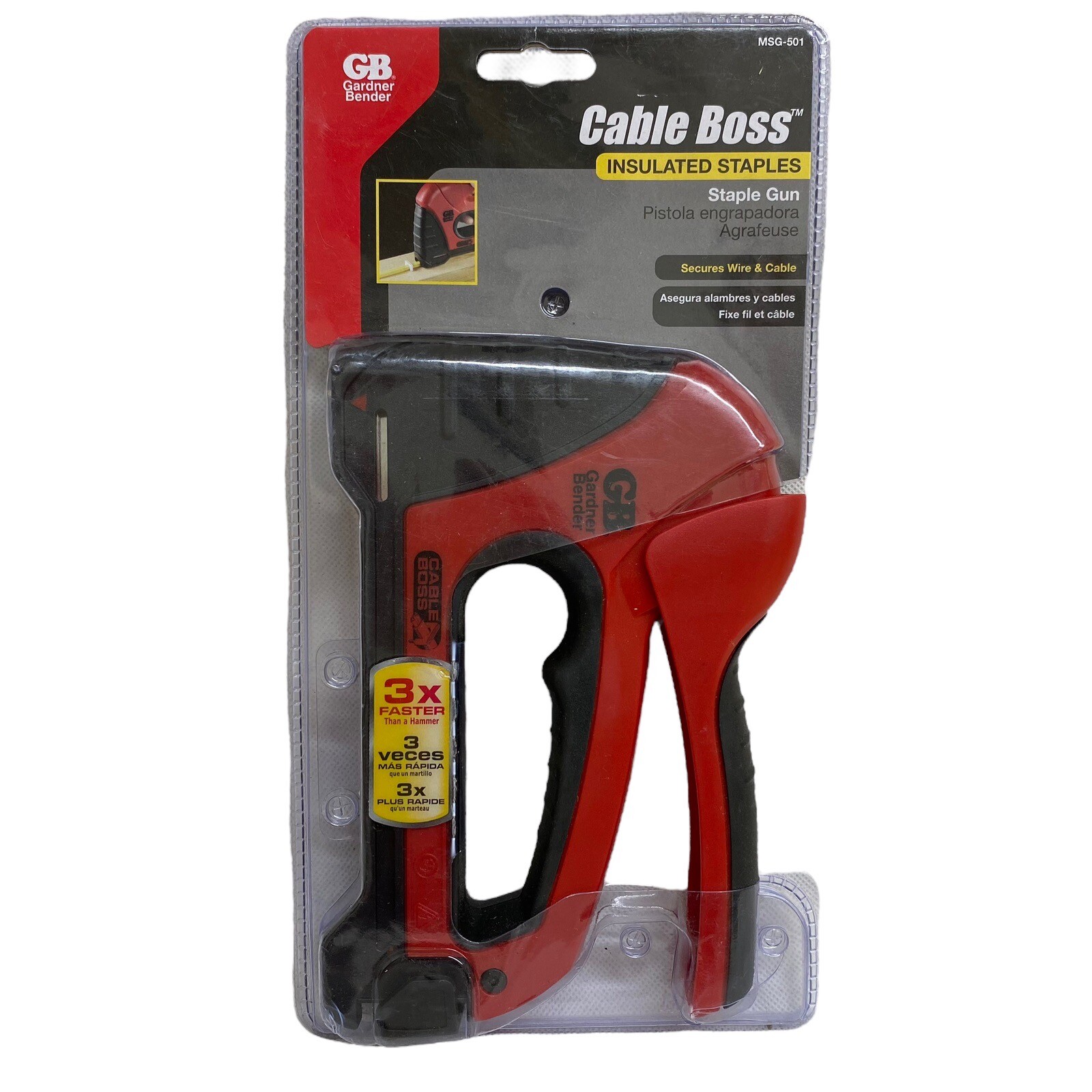 GB Gardner Bender MSG501Cable Boss Professional Grade Staple Gun Wire