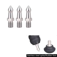 3x Replacement 3/8" Thread Tripod Spike Anti-slip for Camera Monopod Tripod