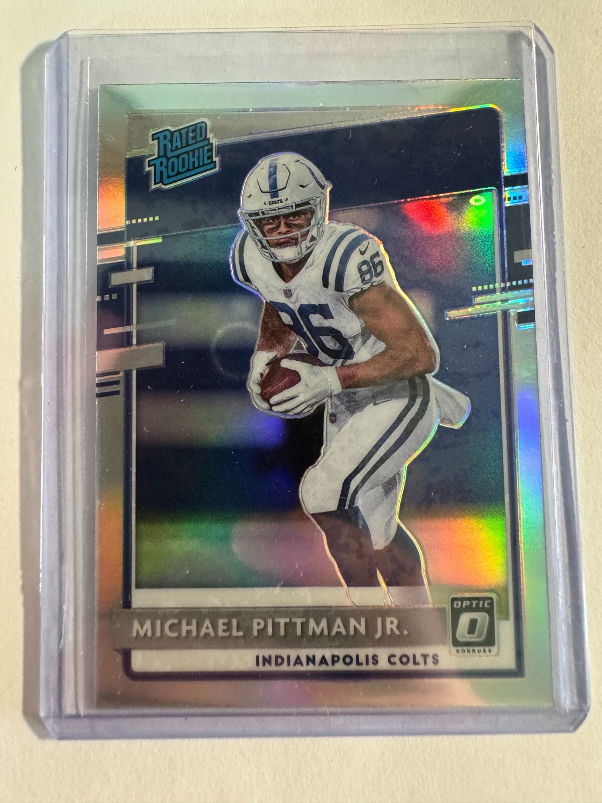 K205,167 - 2020 Donruss Optic Holo #172 Michael Pittman Jr. RR
