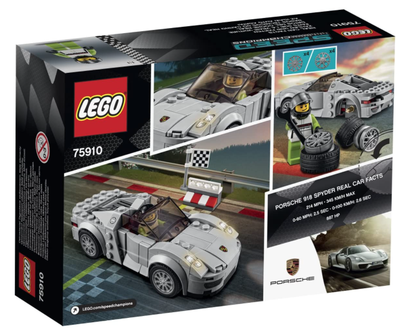 LEGO SPEED CHAMPIONS 75910 PORSCHE 918 SPYDER - NEW | eBay