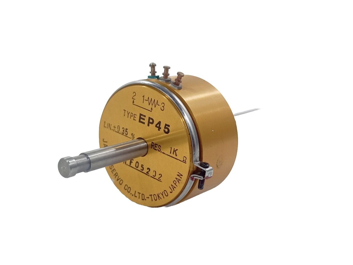 JAPAN SERVO CO., LTD. TYPE EP45 POTENTIOMETER LIN. ±0.35 JAPAN SERVO CO., LTD. TYPE EP45 POTENTIOMETER LIN. ±0.35