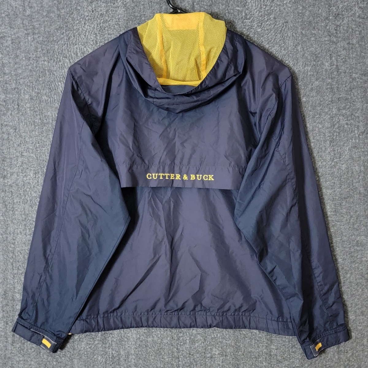 Cutter Buck Jacket Mens Large Navy Blue Embroidered Full Zip - Main Image