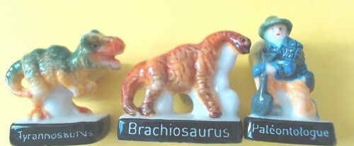 * FEVES - AU TEMPS DES DINOSAURES - série complète ..ref. A83 THIBAULT BERGERON - Picture 2 of 4
