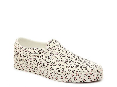 cheetah slip on vans