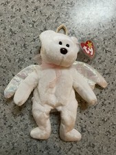 Ty Beanie Babies Halo the Angel Bear Toy 1998