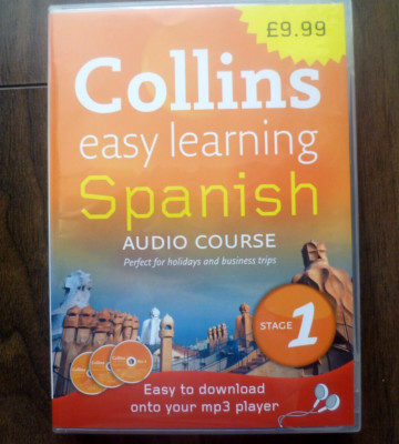 Spanish: Stage 1 (Collins Easy Learning Audio Course) 3 Disc Audio - Free Post