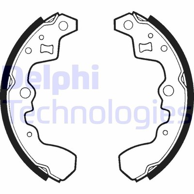 DELPHI LS1338 Bremsbackensatz Trommelbremse 180mm für SUZUKI SWIFT I (AA) Hinten