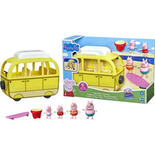 Peppa Pig - Camper alla Spiaggia, Veicolo Giocattolo per età Prescolare