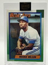2022 Topps Archives Signature Series Mookie Wilson Auto On-Card Encased 29/46 SP