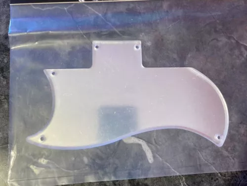 Chrome Acrylic Mirror Pickguard for Gibson SG Standard '61 Reissue Left Handed