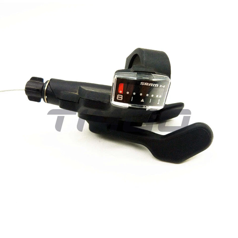 Sram X4 MTB Folding Bike 8 Speed Shifter Trigger Lever Black Right 1:1 Actuation - Image 4 of 4
