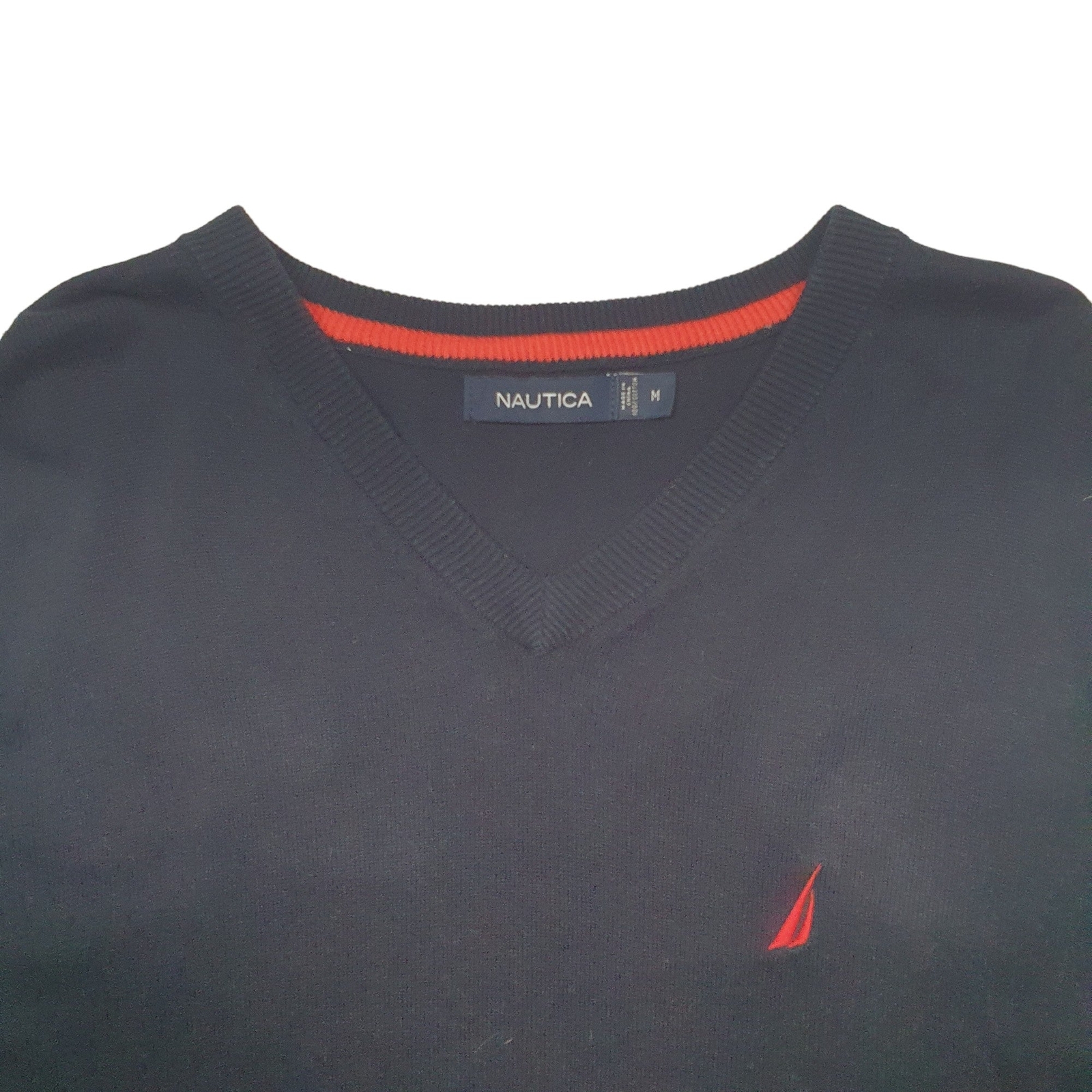 NAUTICA Crewneck Knit Jumper Sweatshirt Mens M image 2
