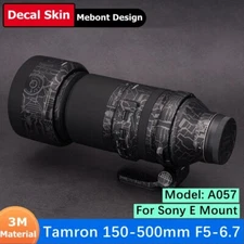 Mebont Decal Skin For Tamron 150-500mm F5-6.7 Lens Sticker Vinyl Wrap Film Coat