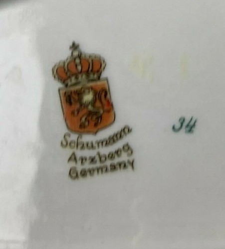 Schumann Arzberg 6.25x 8.5" Wild Rose Bavaria German porcelain 1 dish - Picture 5 of 6