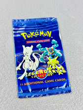 Pokemon Bustina LEGENDARY COLLECTION aperta/vuota ENG Holo mewtwo machamp alakaz