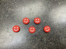Smile Red Tennis Racquet Dampeners 5 Pack