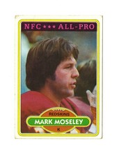 1980 Topps Football Mark Moseley #320 Washington Redskins