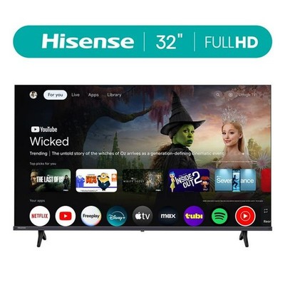 Hisense 32'' Full HD Smart Google TV 32H40G FHD Television DTS Virtual X New