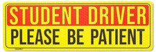 Student Driver Magnet for Car, 9.4" X 3.1" Bumper Magnetic Sticker for New