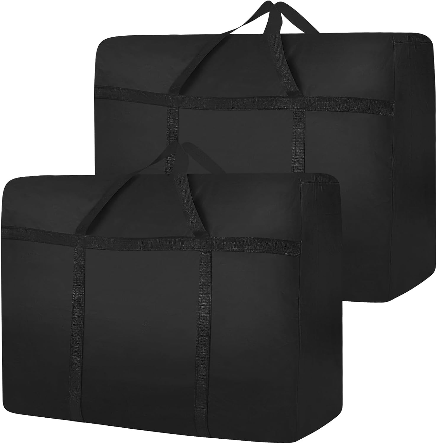 2 Pack 180L Large Storage Bags, Waterproof 600D Oxford Moving Bags, Strong Stor