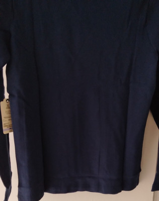 St John's Bay Essential Navy Blue Turtleneck Long Sleeve PM