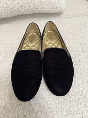 Birdies The Starling Velvet Loafers Black Size 10 Slip On Loafers Slippers