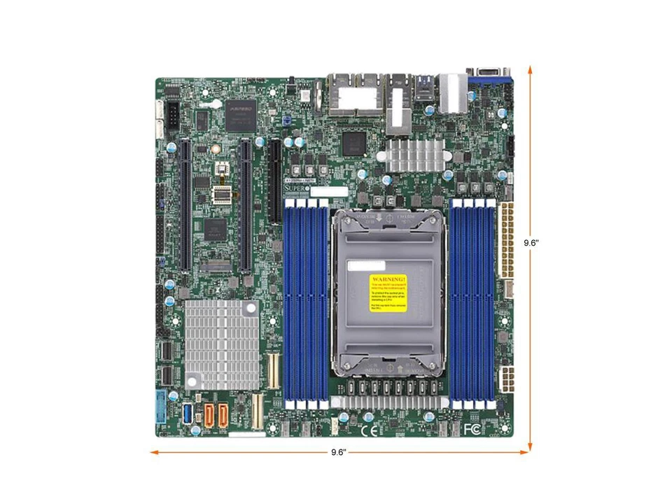 SUPERMICRO MBD-X12SPM-LN6TF Micro ATX Server Motherboard Socket P+ Intel C621A - Image 2 of 2