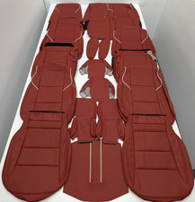 For Cadillac Escalade Sport 2022-2026 Red Leather Seat Covers At49 For Cadillac Escalade Sport 2022-2026 Red Leather Seat Covers At49
