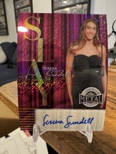2025 Leaf Metal Women of Sport Serena Sundell Auto #/2 SLAY Storm | Kansas St