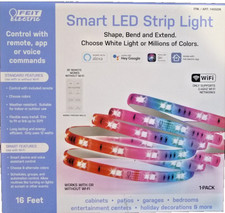 Feit Electric Voice  Smart Phone Responsive LED Smart LightStrips Multicolor
