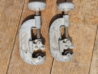 Pair of General Tools 120 Pipe Tubing Conduit Cutters USA Plumbers Hand Tools