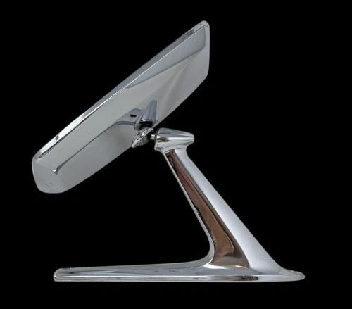 Vintage OEM Ford Side View Mirror Chrome 15 1553 D3TB 17743 DA ~ Very Clean!