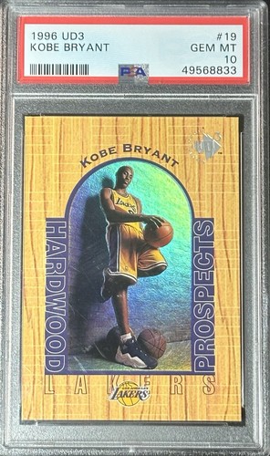 Kobe Bryant 1996 Upper Deck UD3 #19 Rookie RC PSA 10 Gem Mint