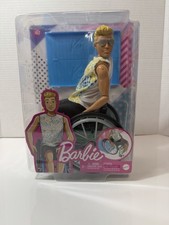 2020 Mattel Barbie Fashionistas #167 Ken Doll In Wheelchair With Ramp GWX93