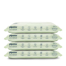 Baby Wipes, Water-Based, Fragrance Free, 240 Count Pack of 4 