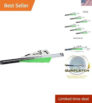 NAP Quikfletch Hellfire 2'' Vanes Arrow Fletching System