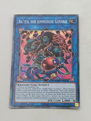 Yu-Gi-Oh Einzelkarte Ra`ten, der himmlische General bespielt