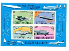 BERMUDES -- Feuille souvenir Scitt #321a