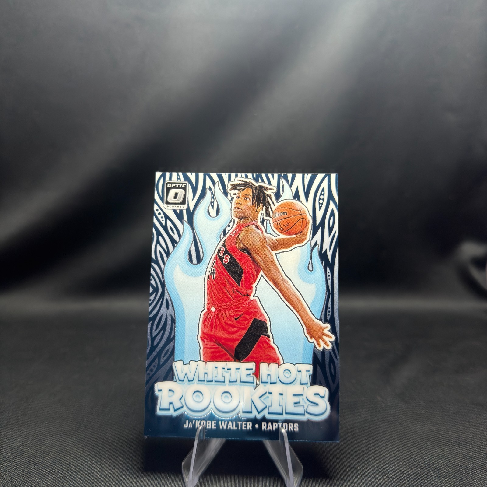 2024 Donruss Optic Ja'Kobe Walter White Hot Rookies #13 Toronto Raptors