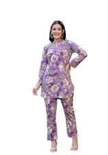 Leriya Fashion Women Ethnic Kurta Set  Cotton Blend Kalista Co-Ord Set  Cas...