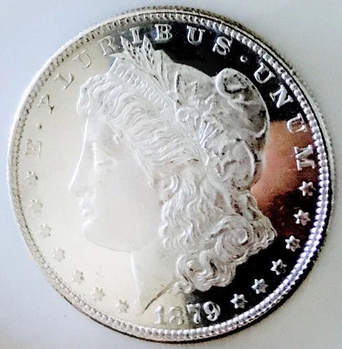 1879 S MORGAN ULTRA CAMEO DMPL! 30+IN LIQUID MIRRORS! UDM! GEM BU+++++ NR #64557