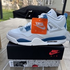 Jordan Air Jordan 4 Retro Blu Militare 2024 Bianco Blu Sneaker FV5029-141
